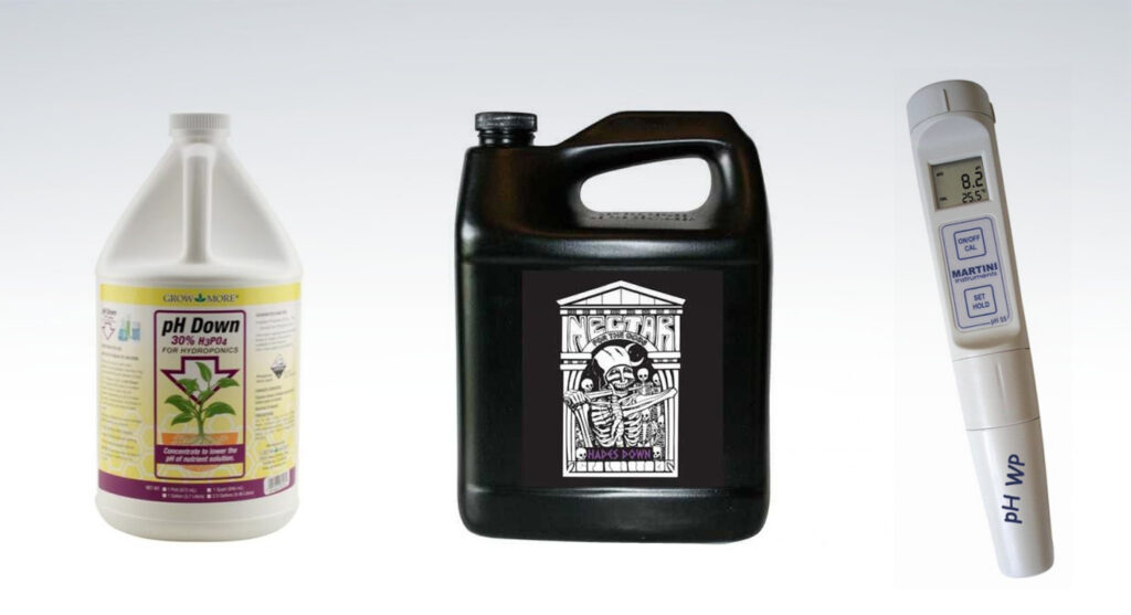 ph up ph down and ph meter
