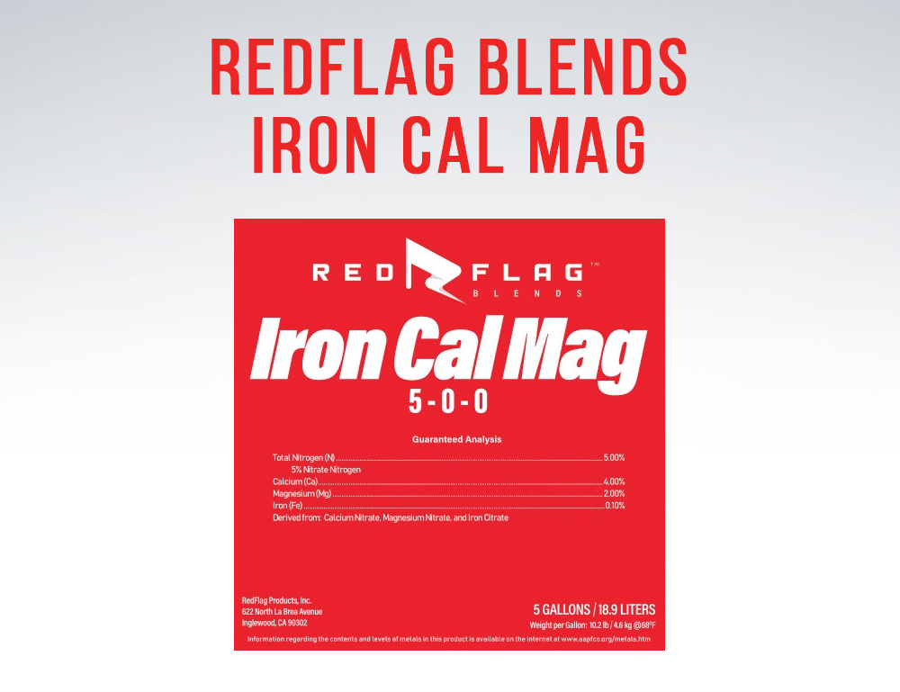 rf blends iron cal mag agricultural blend  soil nutrients and supplements