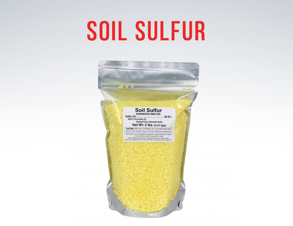 soil sulfur for agricultural use for large scale commercial grow operations